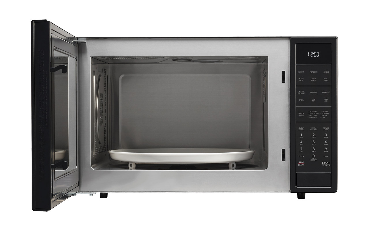 1.5 Cu. Ft. 900w Black Convection Countertop Microwave Oven view 6
