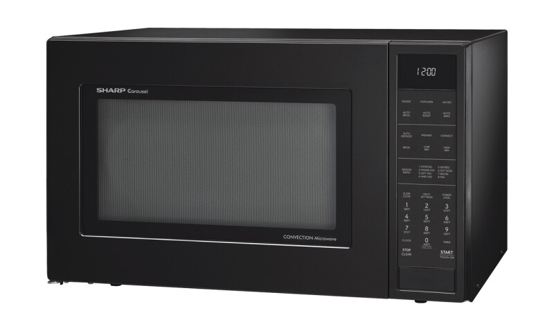 1.5 Cu. Ft. 900w Black Convection Countertop Microwave Oven view 3