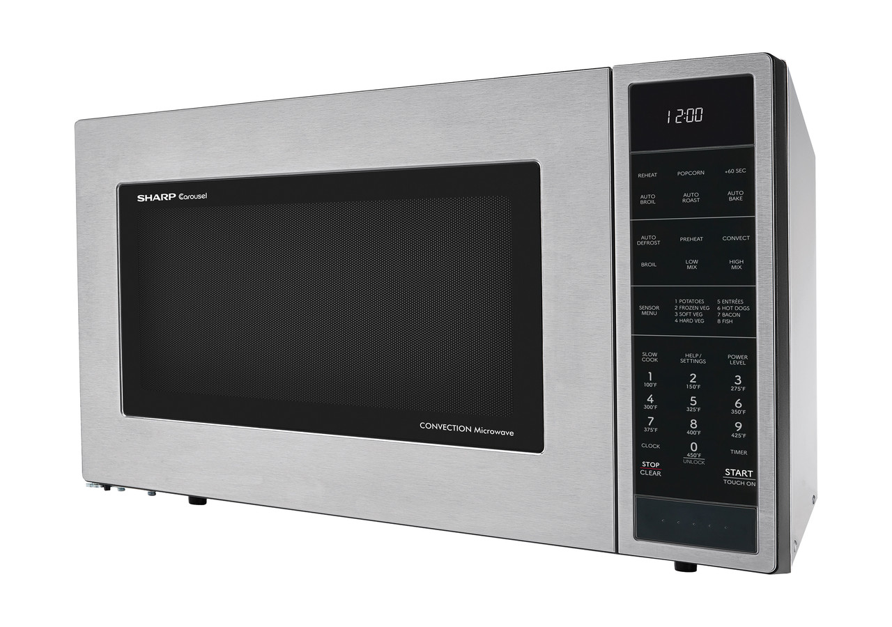 1.5 Cu. Ft. 900w Stainless Steel Convection Countertop Microwave Oven view 8