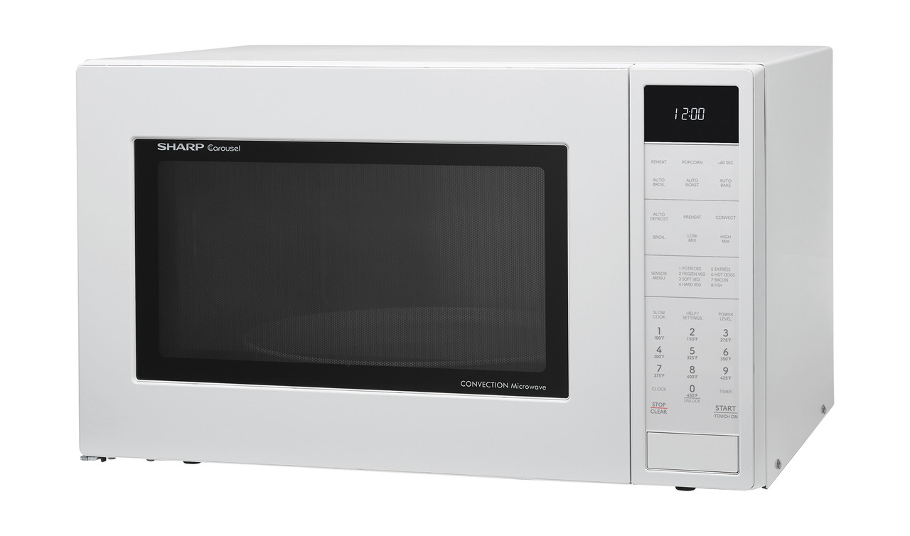 1.5 Cu. Ft. 900w White Convection Countertop Microwave Oven view 4