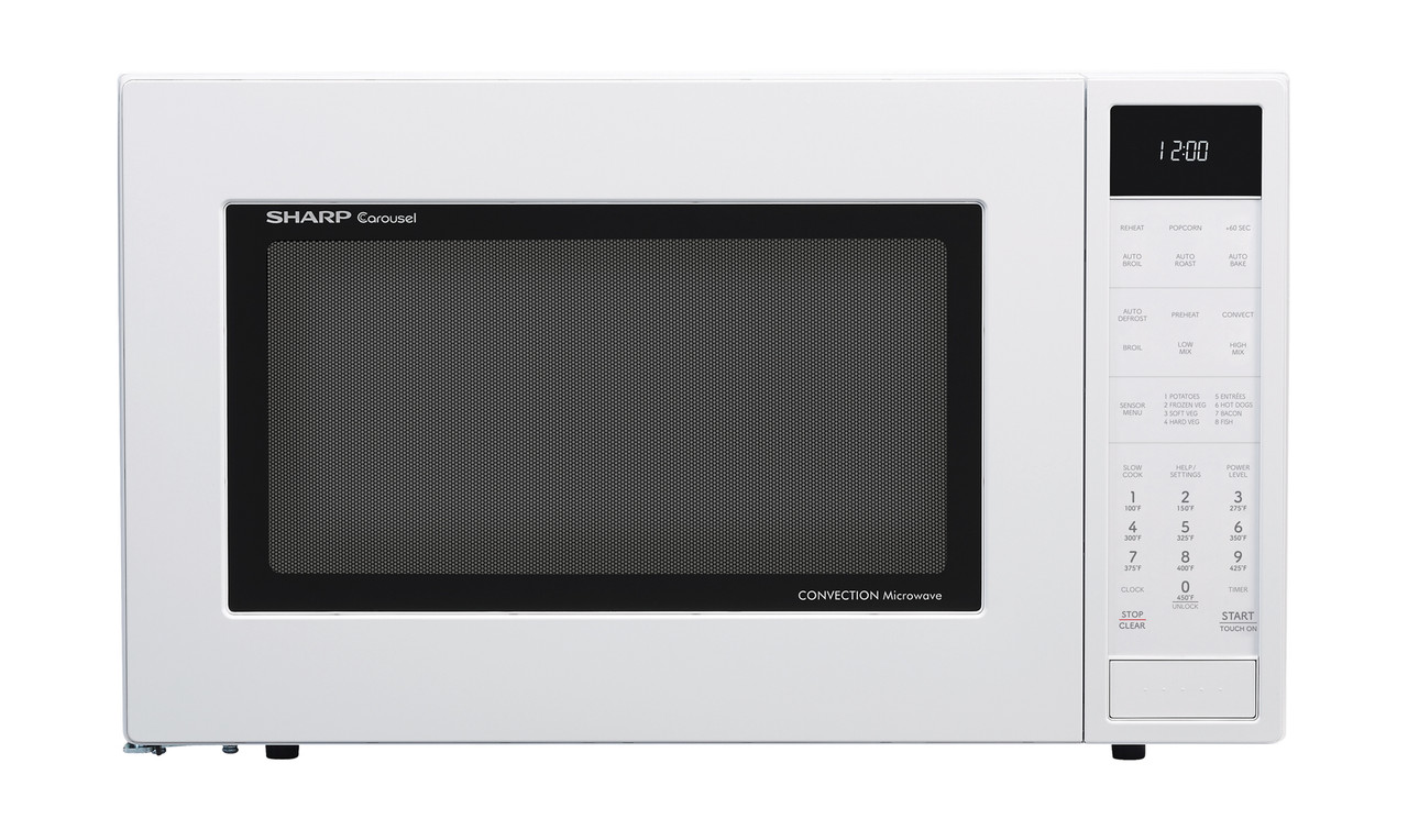 1.5 Cu. Ft. 900w White Convection Countertop Microwave Oven view 2
