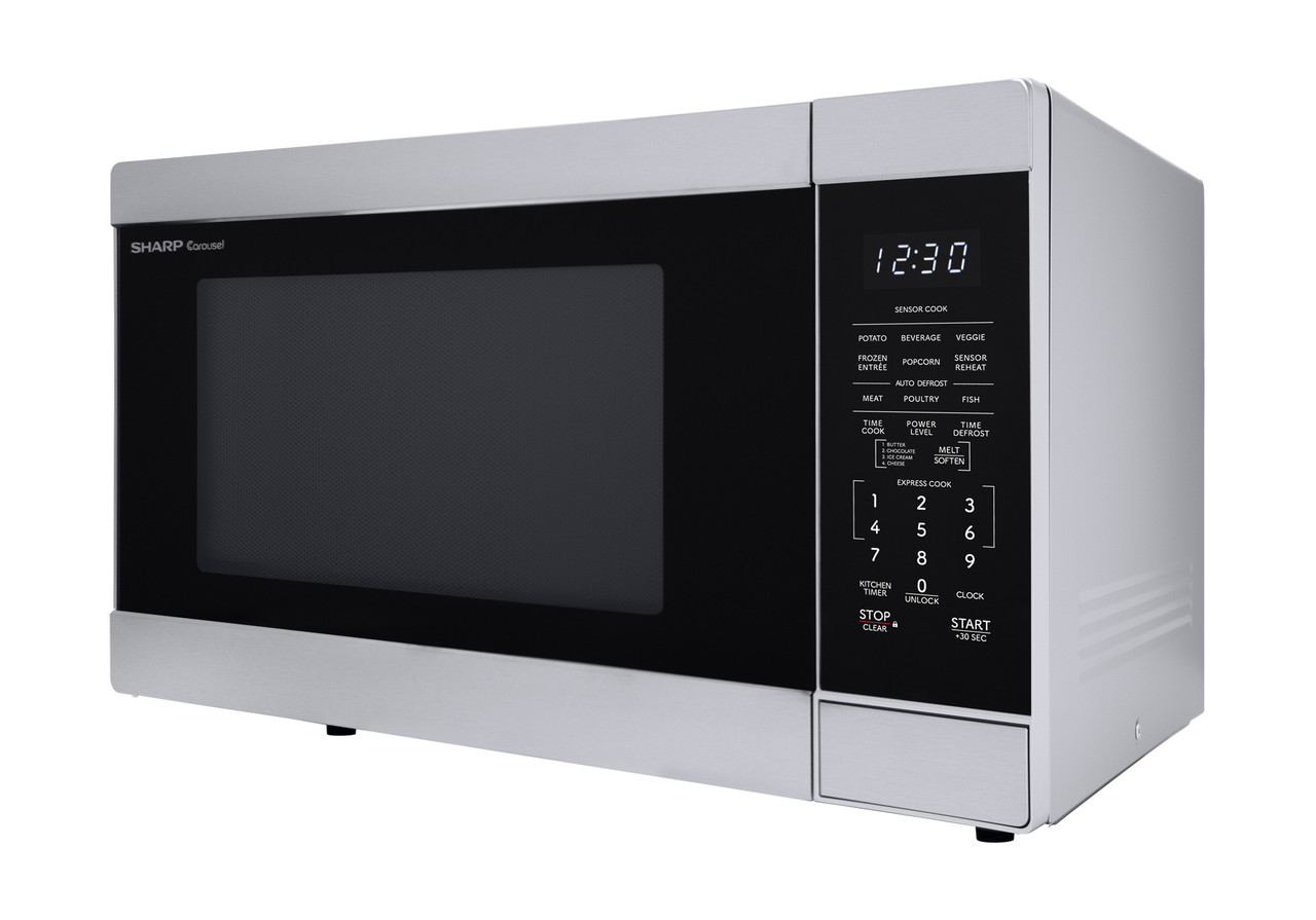 1.6 Cu. Ft. 1100w Stainless Steel Countertop Microwave Oven view 5