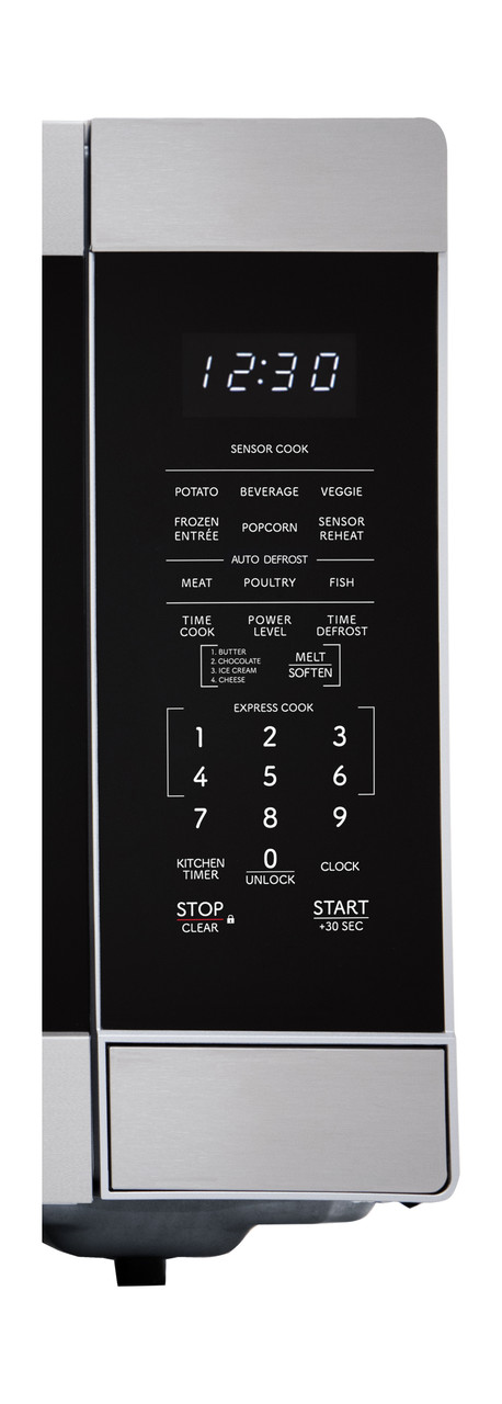 1.6 Cu. Ft. 1100w Stainless Steel Countertop Microwave Oven view 6