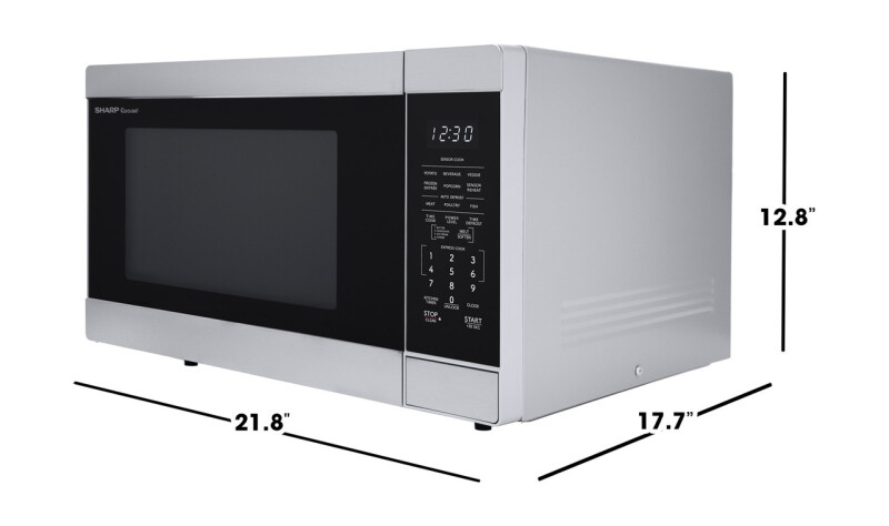 1.6 Cu. Ft. 1100w Stainless Steel Countertop Microwave Oven view 19