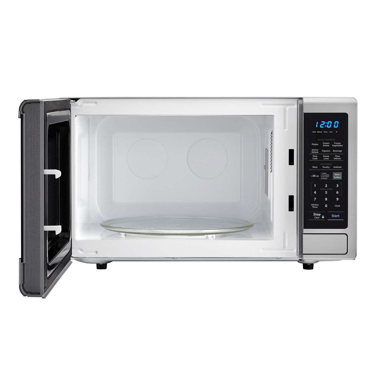 1.8 cu. ft. 1100W Sharp Stainless Steel Countertop Microwave Oven SMC1842CS
