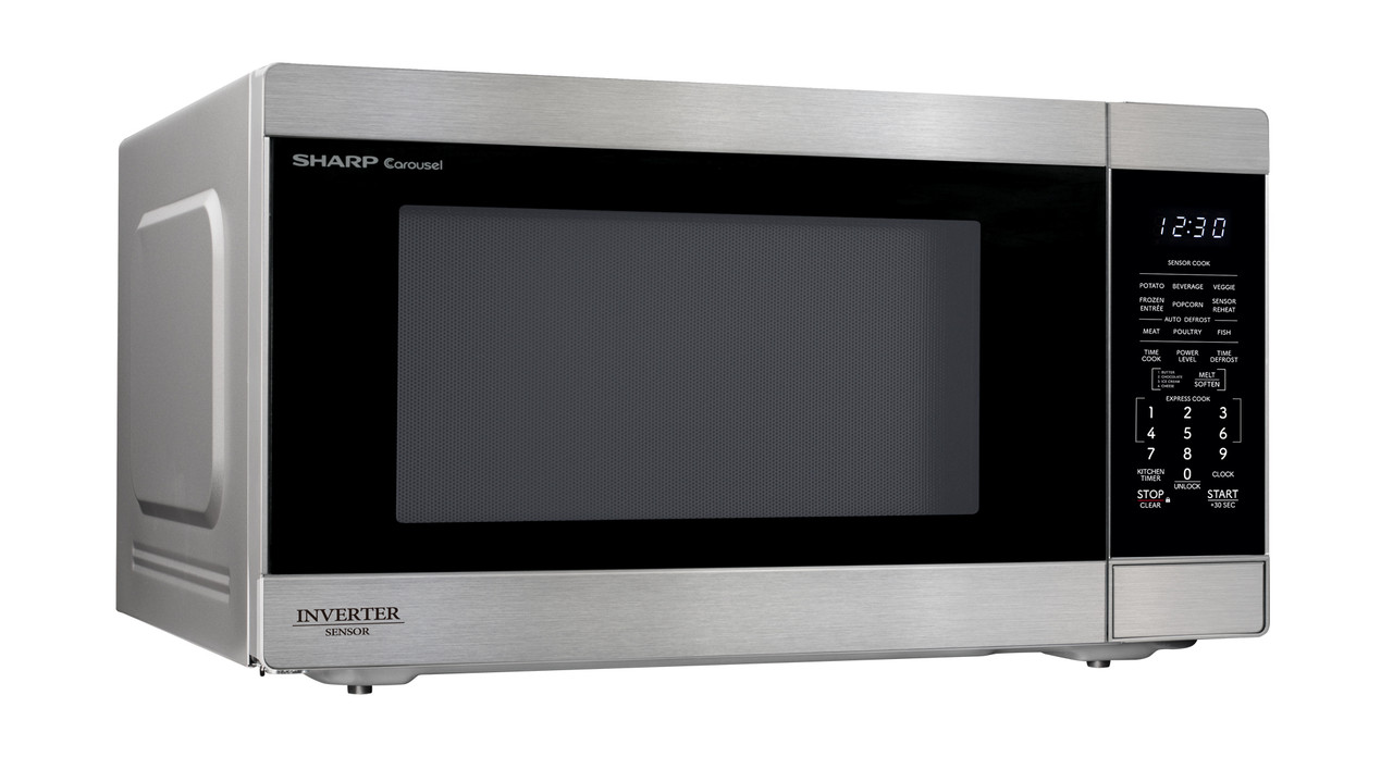 2.2 Cu. Ft. 1200w Stainless Steel Countertop Microwave Oven With Inverter Technology view 3
