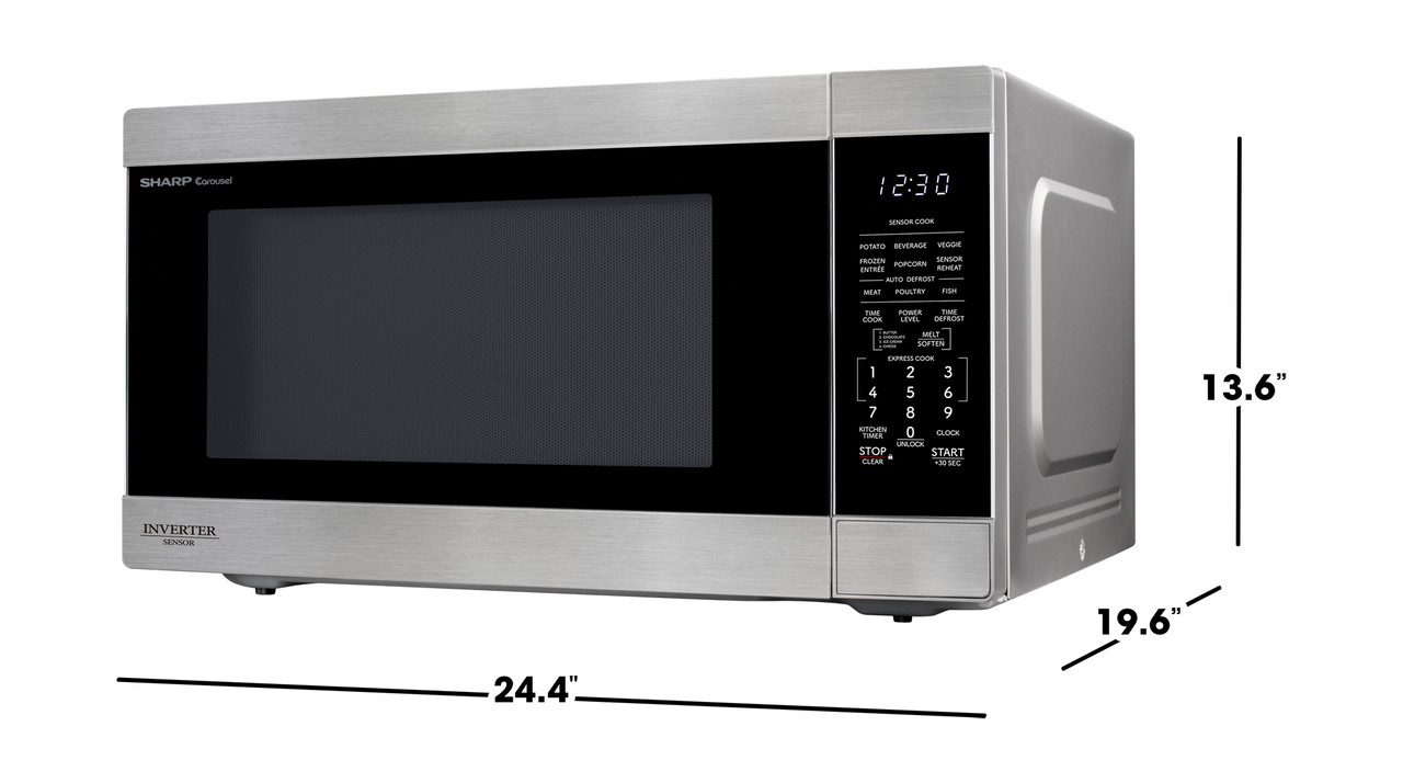 2.2 Cu. Ft. 1200w Stainless Steel Countertop Microwave Oven With Inverter Technology view 15