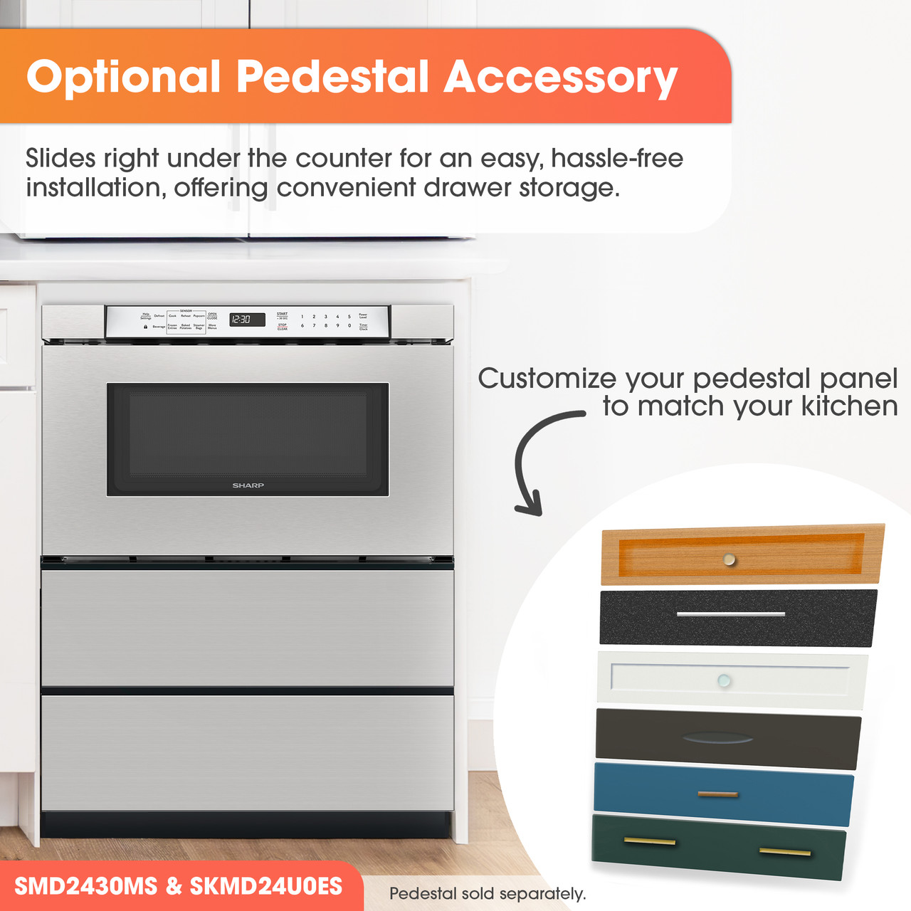 24 In. 1.2 Cu. Ft. Built-in Microwave Drawer™ Oven In Stainless Steel view 9
