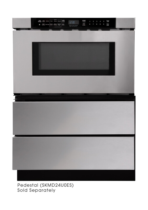 24 In. 1.2 Cu. Ft. Built-in Stainless Steel Microwave Drawer Oven view 6