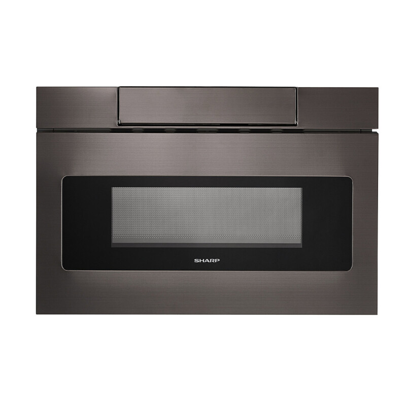 Sharp 24 in. 1.2 cu. ft. 950W Microwave Drawer Oven Black Stainless Steel SMD2470AH Picture 1