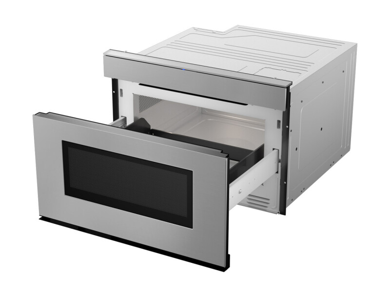 24 In. 1.2 Cu. Ft. 950w Stainless Steel Smart Easy Wave Open Microwave Drawer Oven view 4