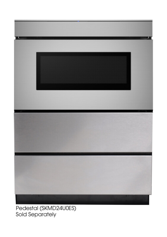 24 In. 1.2 Cu. Ft. 950w Stainless Steel Smart Easy Wave Open Microwave Drawer Oven view 6