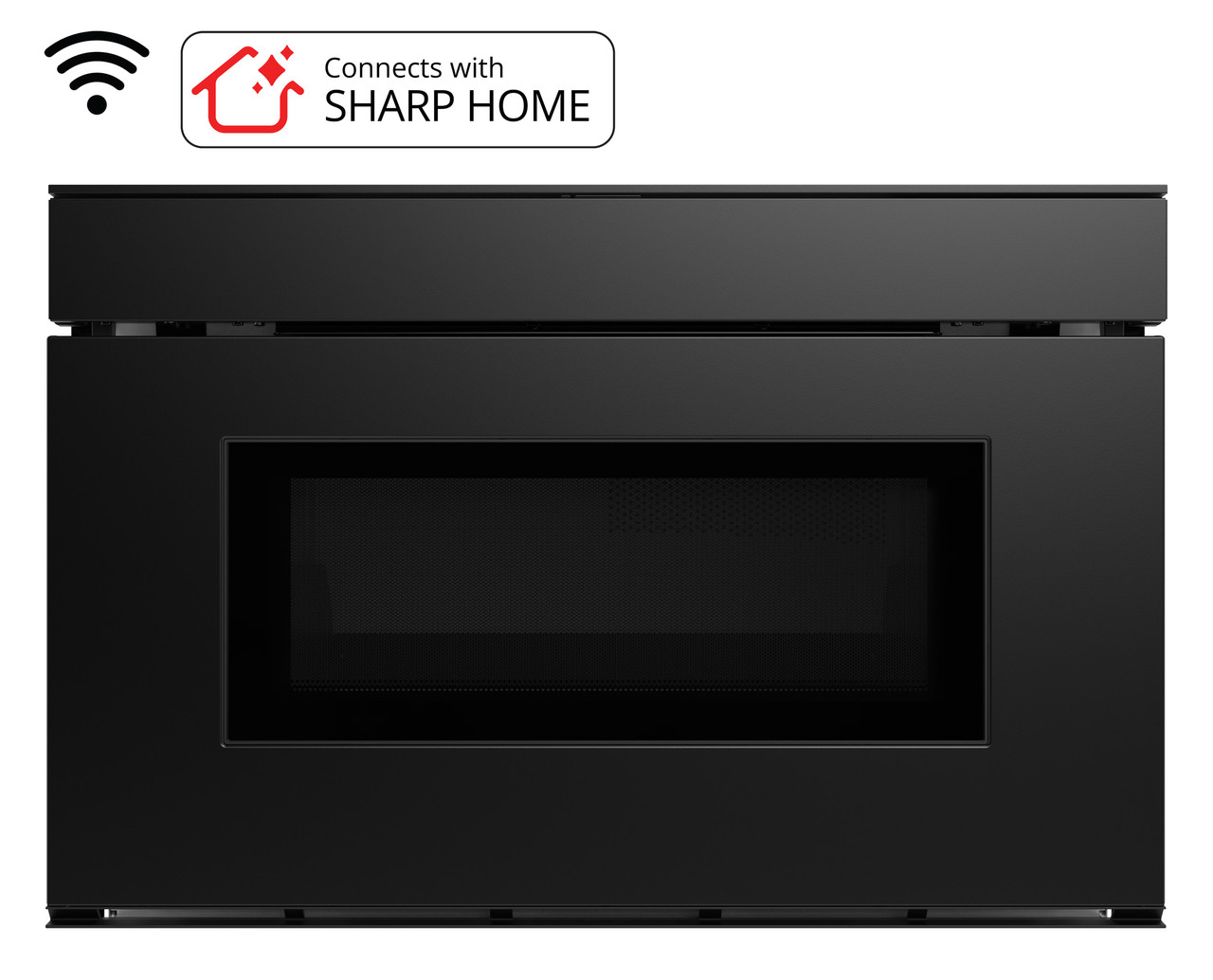 24 In. 1.2 Cu. Ft. Deco Series Built-in Smart Microwave Drawer™ Oven With Easy Wave Open In Black SMD2479MB