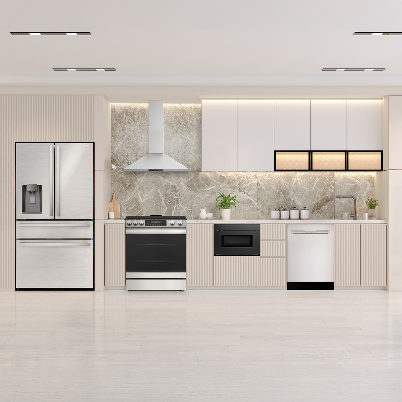 24 In. 1.2 Cu. Ft. Deco Series Built-in Smart Microwave Drawer™ Oven With Easy Wave Open In Black SMD2479MB