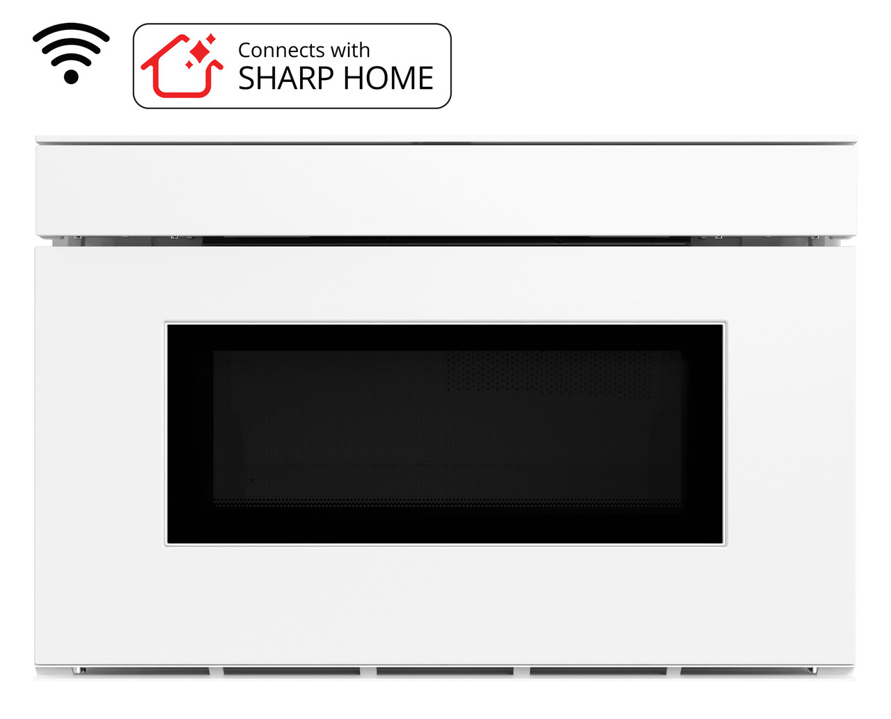 24 In. 1.2 Cu. Ft. Deco Series Built-in Smart Microwave Drawer™ Oven With Easy Wave Open In White SMD2479MW