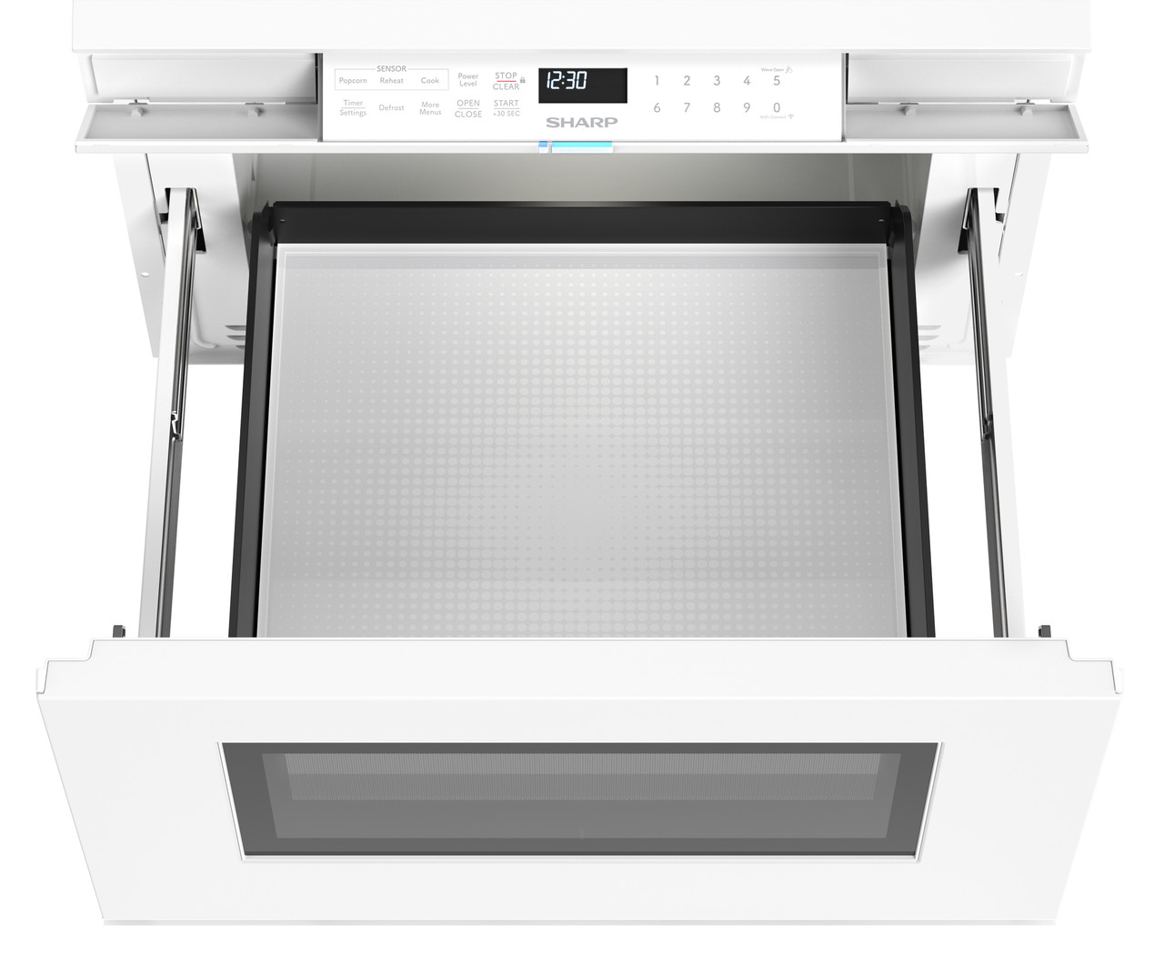 24 In. 1.2 Cu. Ft. Deco Series Built-in Smart Microwave Drawer™ Oven With Easy Wave Open In White SMD2479MW