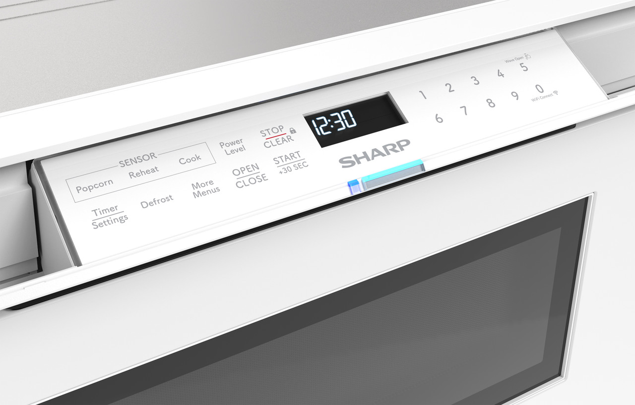 24 In. 1.2 Cu. Ft. Deco Series Built-in Smart Microwave Drawer™ Oven With Easy Wave Open In White SMD2479MW