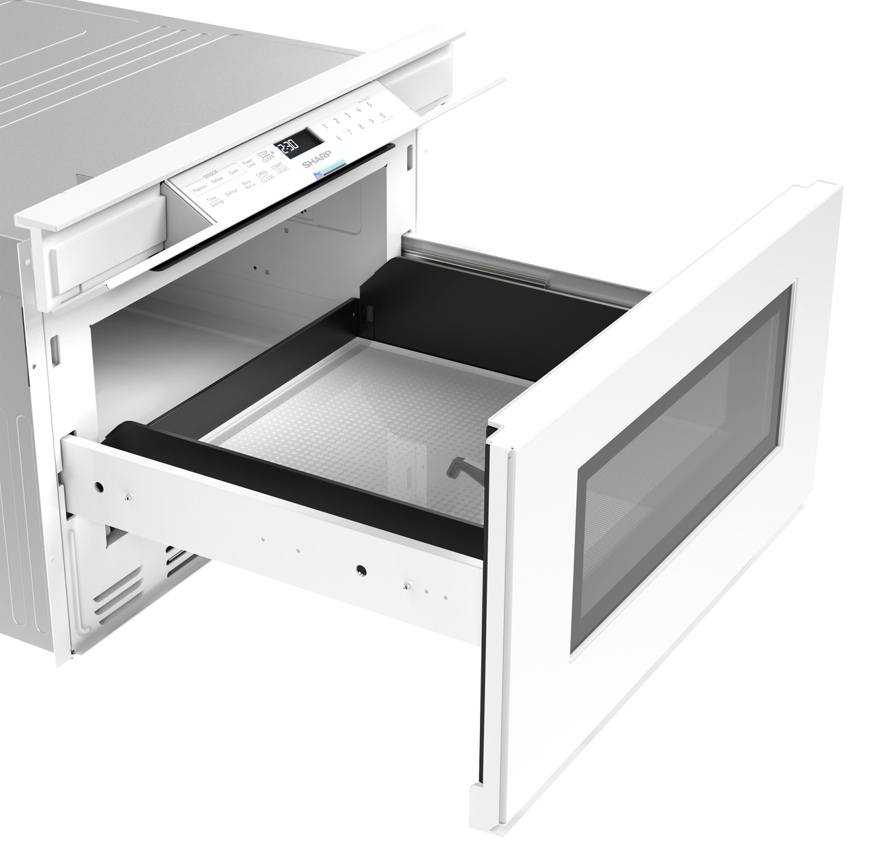 24 In. 1.2 Cu. Ft. Deco Series Built-in Smart Microwave Drawer™ Oven With Easy Wave Open In White SMD2479MW