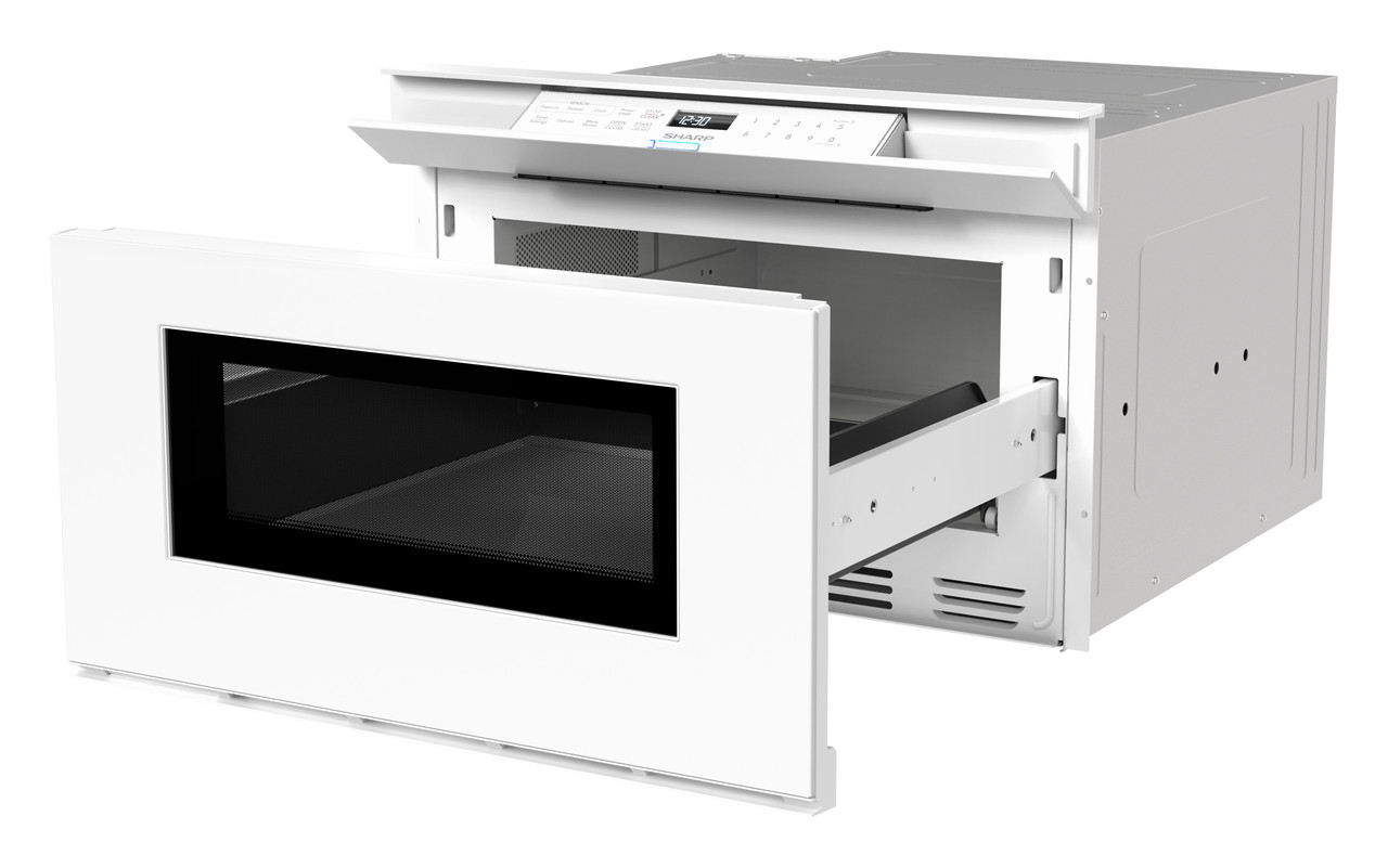 24 In. 1.2 Cu. Ft. Deco Series Built-in Smart Microwave Drawer™ Oven With Easy Wave Open In White SMD2479MW