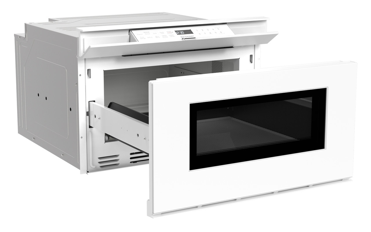 24 In. 1.2 Cu. Ft. Deco Series Built-in Smart Microwave Drawer™ Oven With Easy Wave Open In White SMD2479MW