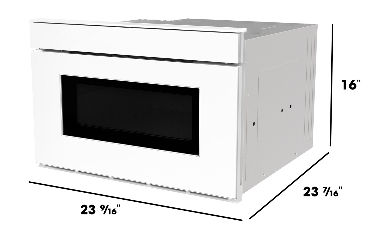 24 In. 1.2 Cu. Ft. Deco Series Built-in Smart Microwave Drawer™ Oven With Easy Wave Open In White SMD2479MW