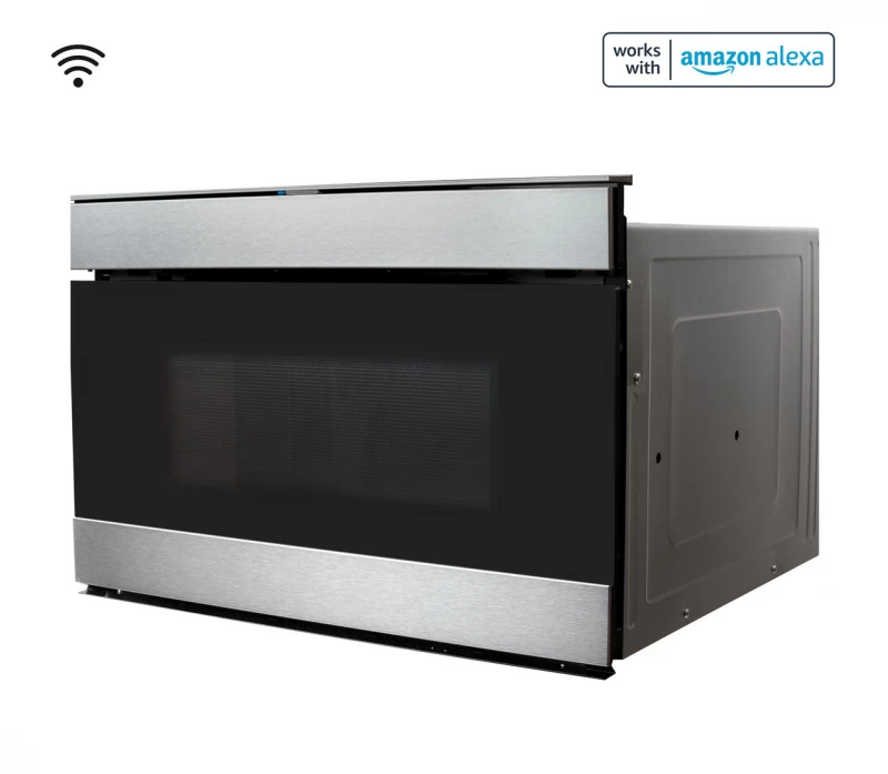 24 in. 1.2 cu. ft. 950W Easy Wave Open Microwave Drawer SMD2480CS