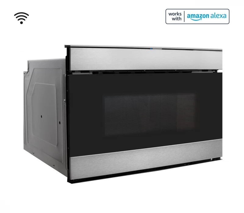 24 in. 1.2 cu. ft. 950W Easy Wave Open Microwave Drawer SMD2480CS