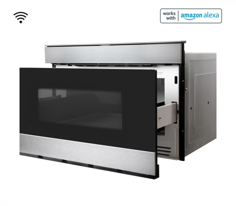 24 in. 1.2 cu. ft. 950W Easy Wave Open Microwave Drawer SMD2480CS