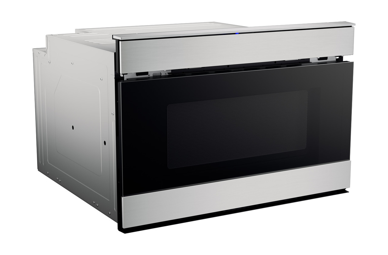 24 In. 1.2 Cu. Ft. 950w Stainless Steel Smart Easy Wave Open Microwave Drawer Oven view 3