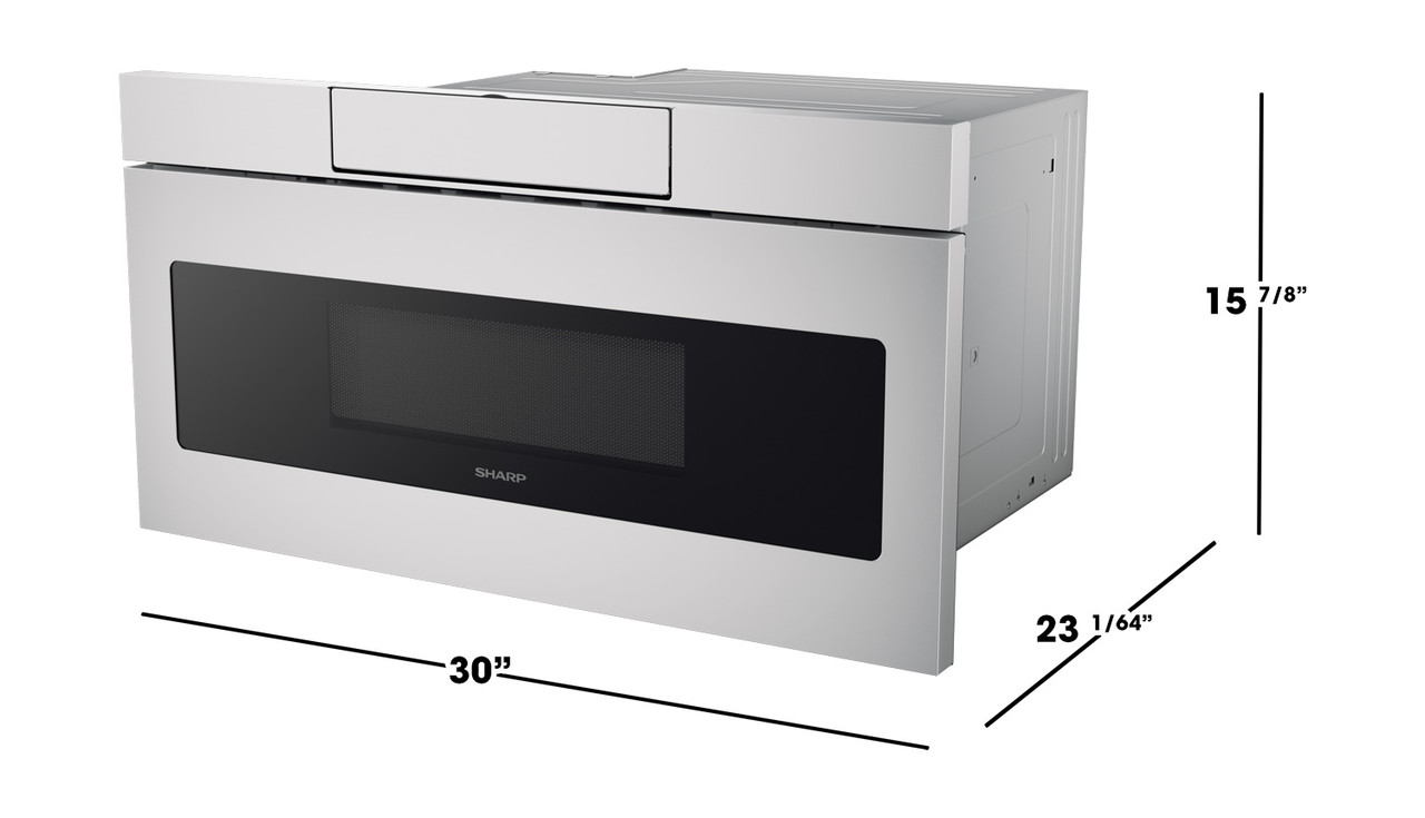30 In. 1.2 Cu. Ft. 950w Stainless Steel Microwave Drawer Oven view 9