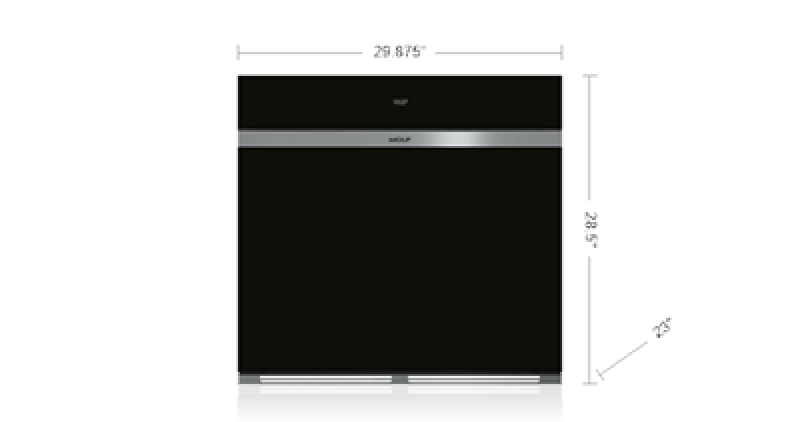 30" M Series Contemporary Built-In Single Oven SO30CMB