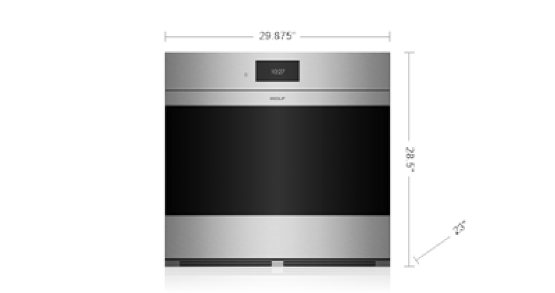 30" M Series Contemporary Stainless Steel Built-In Single Oven SO30CMS