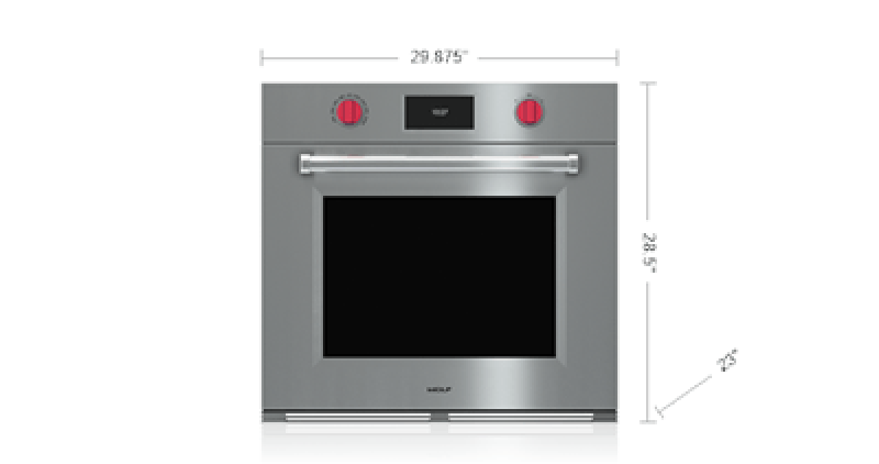 30" M Series Professional Built-In Single Oven SO30PMSPH