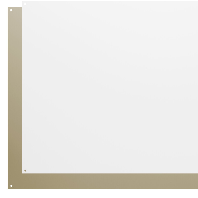 30-Inch wide Backsplash in Reversible White/Almond SP300108