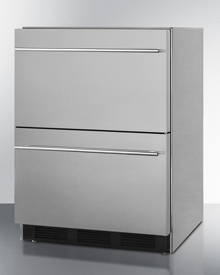 24" Wide 2-Drawer All-Refrigerator, ADA Compliant SP6DBS2D7ADA