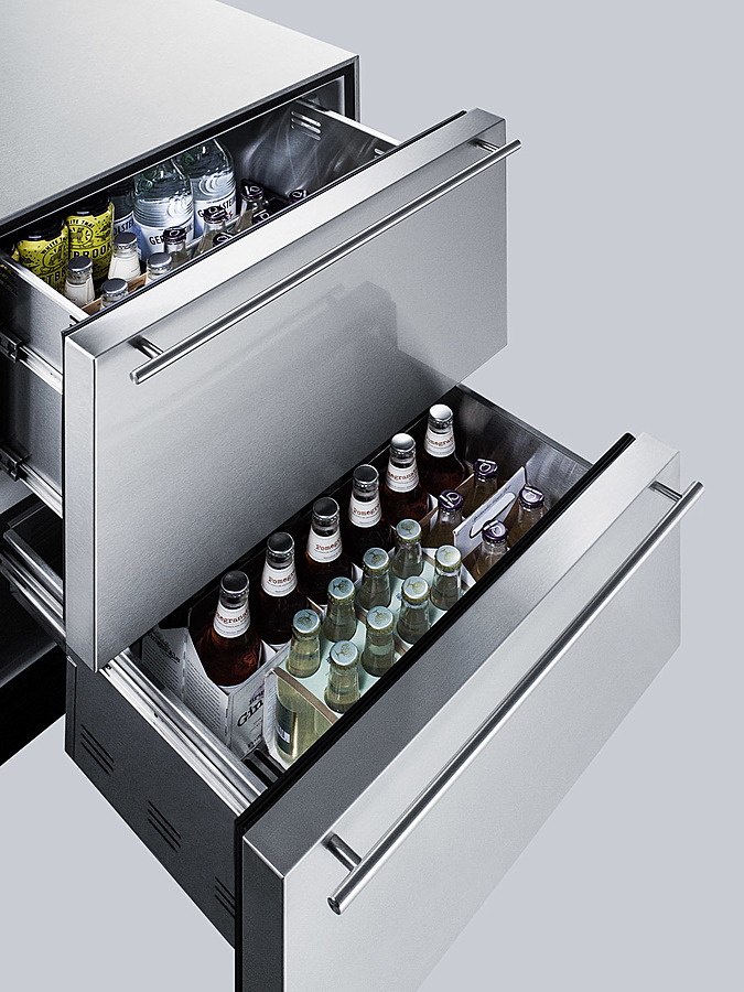 24" Wide 2-Drawer All-Refrigerator, ADA Compliant SP6DBS2D7ADA