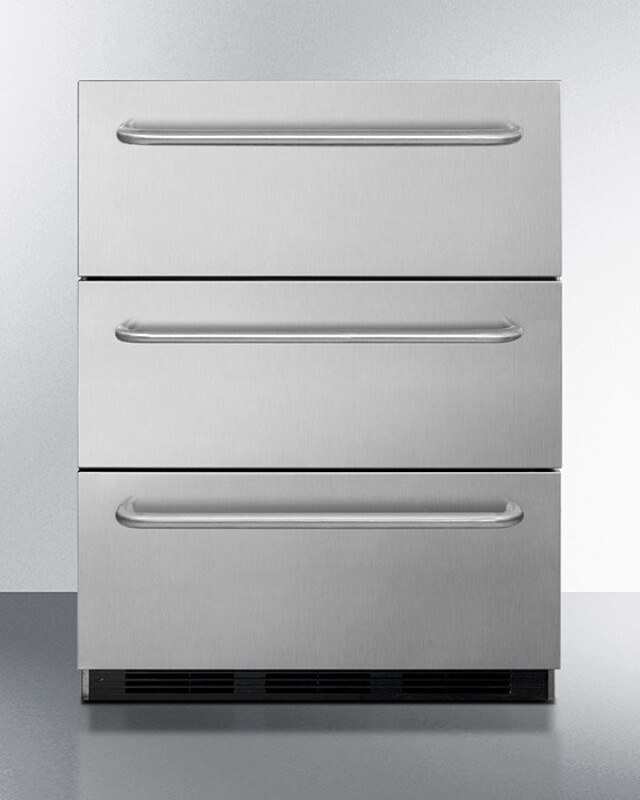 24" Wide 3-Drawer All-Refrigerator SP6DBSSTB7