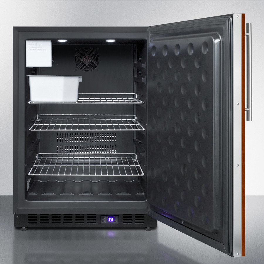 24" Wide Outdoor All-Freezer With Icemaker (Panel Not Included) SPFF51OSIFIM