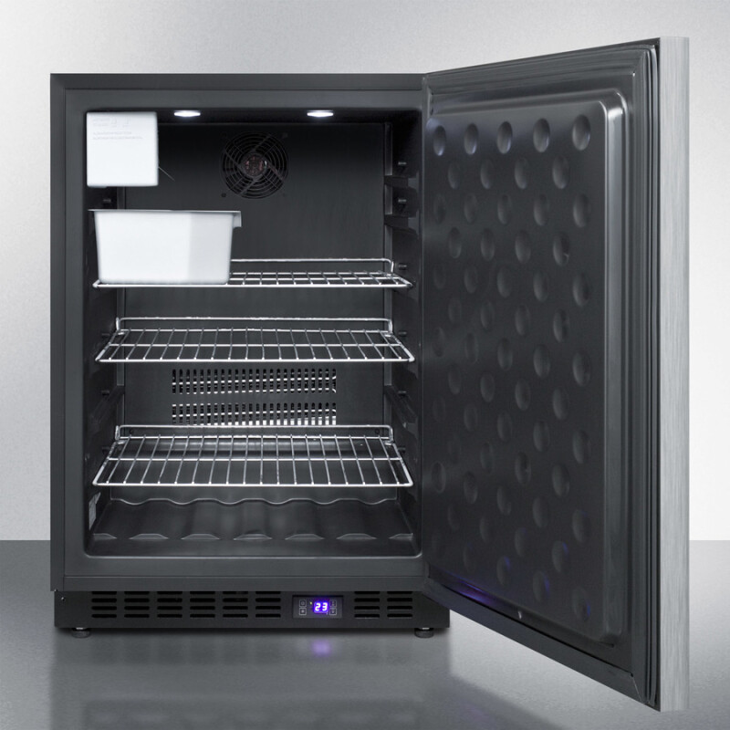 24" Wide Outdoor All-Freezer With Icemaker SPFF51OSSSHHIM