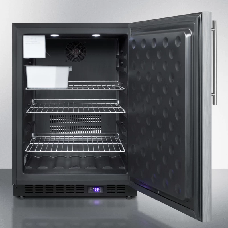 24" Wide Outdoor All-Freezer With Icemaker SPFF51OSSSHVIM