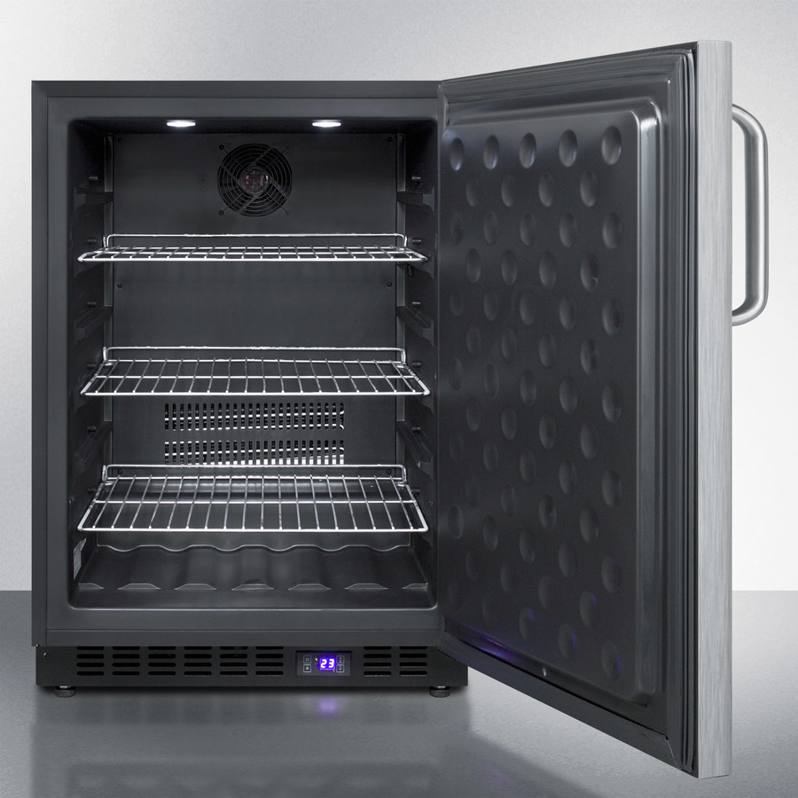 24" Wide Outdoor All-Freezer SPFF51OSSSTB
