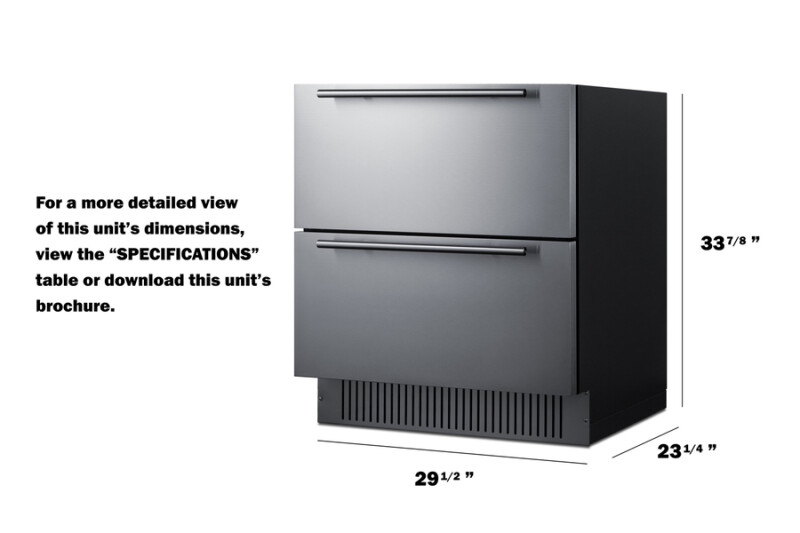 30" Wide 2-Drawer All-Refrigerator view 12