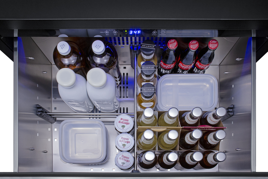 30" Wide 2-Drawer All-Refrigerator (Panels Not Included) view 6