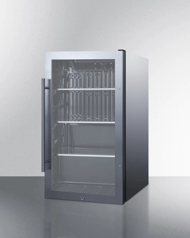 Shallow Depth Indoor/Outdoor Beverage Cooler SPR488BOSCSS