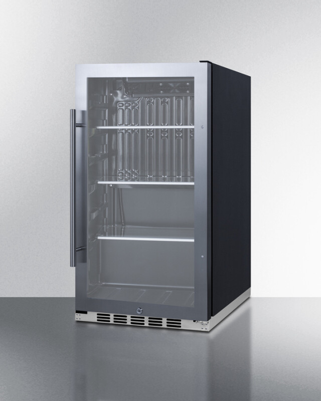 Shallow Depth Indoor/Outdoor Beverage Cooler SPR488BOSH34