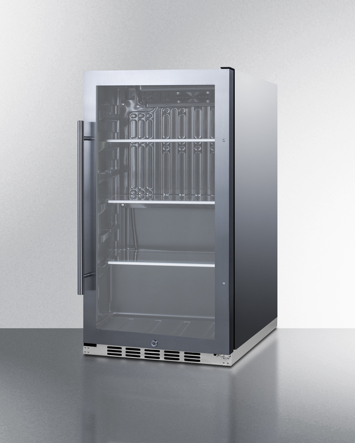 Shallow Depth Indoor/Outdoor Beverage Cooler SPR488BOSH34CSS