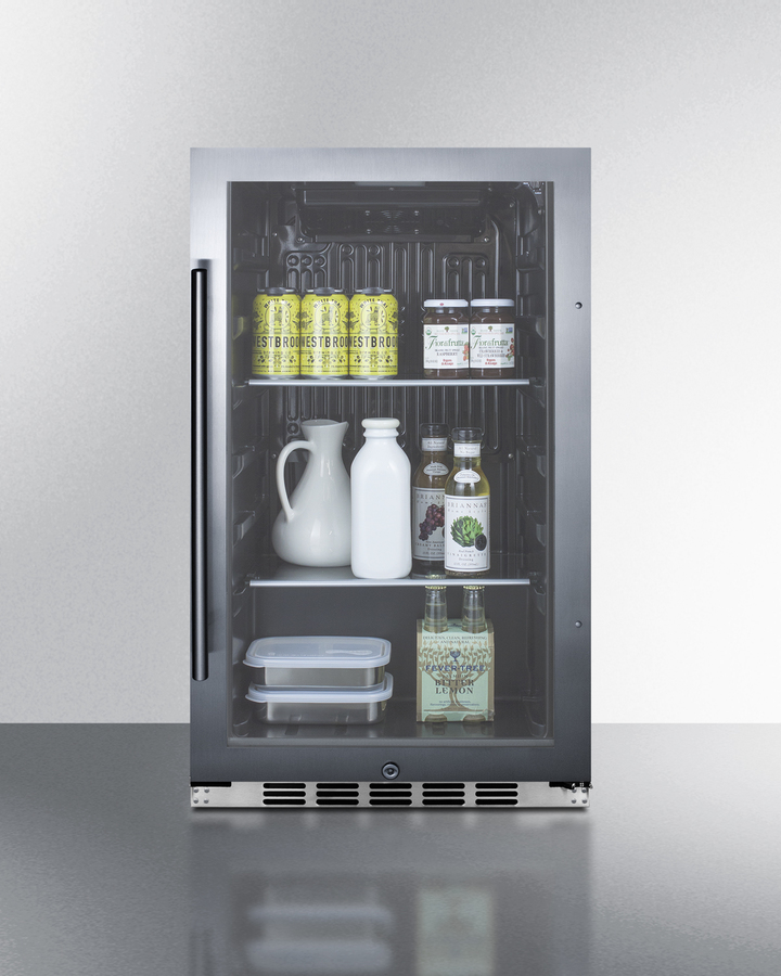 Shallow Depth Indoor/Outdoor Beverage Cooler SPR488BOSH34CSS