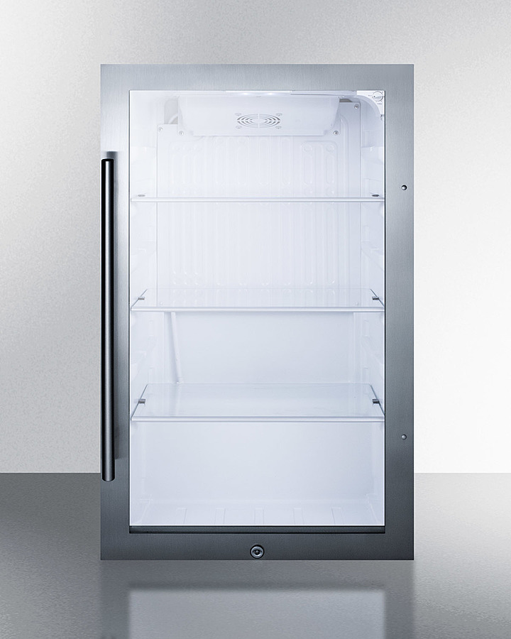 Shallow Depth Indoor/Outdoor Beverage Cooler SPR489OSCSS