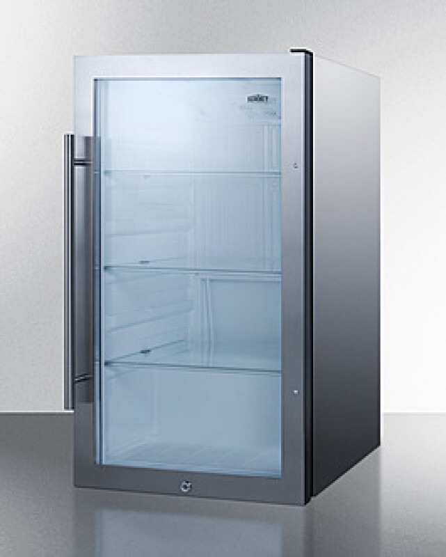 Shallow Depth Indoor/Outdoor Beverage Cooler SPR489OSCSS
