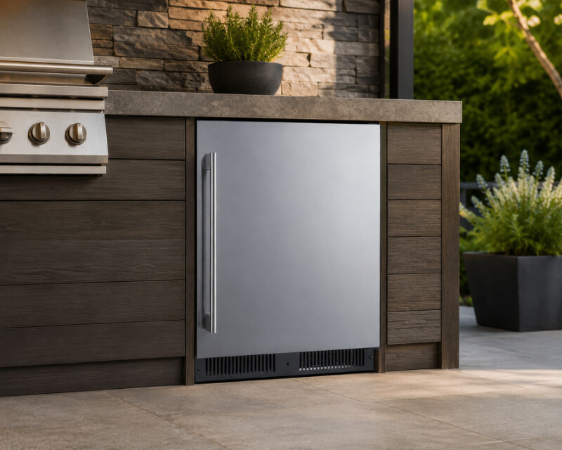 24" Wide Outdoor All-Refrigerator, ADA Compliant SPR624OS